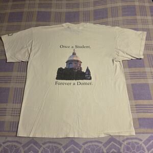 Vintage 2000 Notre Dame Football Reunion Annual T Shirt Domer University Student